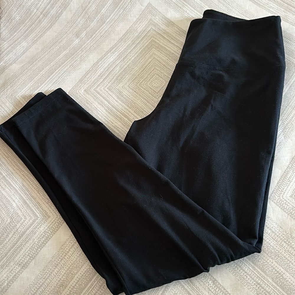 Sasha Women’s Basic Black High Waisted Leggings